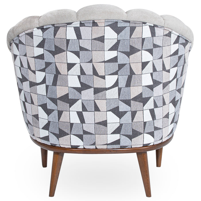 AICO Furniture - Balboa"Accent Chair"Warm Walnut - LFR-BLBA835-BCH-218 - GreatFurnitureDeal