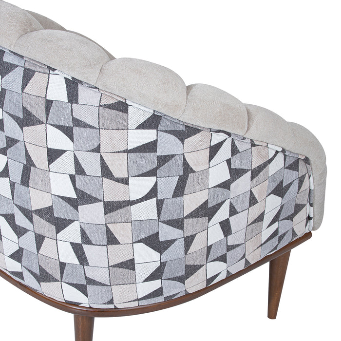 AICO Furniture - Balboa"Accent Chair"Warm Walnut - LFR-BLBA835-BCH-218 - GreatFurnitureDeal