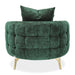 AICO Furniture - Celine Chair in Emerald"Gold - LFR-CLNE835-EMD-806 - GreatFurnitureDeal