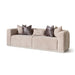 AICO Furniture - Canberra"Sofa Mink Light Ash - LFR-CNBA816-MNK-120 - GreatFurnitureDeal