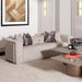 AICO Furniture - Canberra"Sofa Mink Light Ash - LFR-CNBA816-MNK-120 - GreatFurnitureDeal