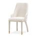 AICO Furniture - Carmela Arm Chair in Shimmer Ivory (Set of 2) - LFR-CRMA004A-141 - GreatFurnitureDeal