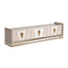 AICO Furniture - Carmela Media Cabinet in Shimmer Ivory - LFR-CRMA081-141 - GreatFurnitureDeal