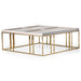 AICO Furniture - Carmela Cocktail Table in Shimmer Ivory - LFR-CRMA201-141 - GreatFurnitureDeal