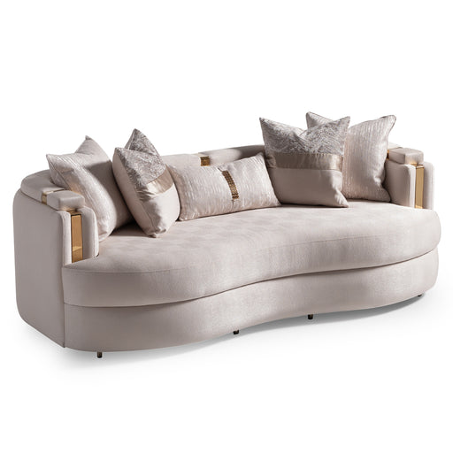 AICO Furniture - Carmela Sofa in Almond Gold - LFR-CRMA815-AMD-806 - GreatFurnitureDeal