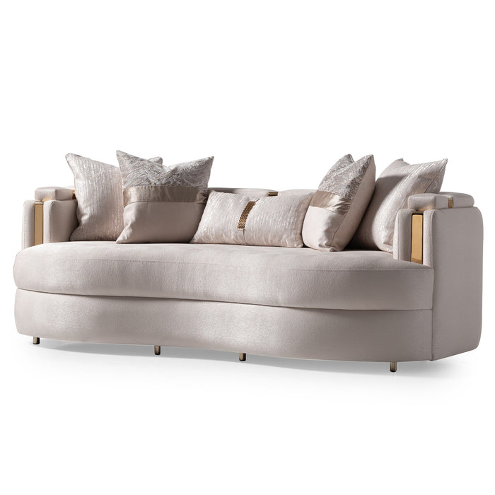 AICO Furniture - Carmela Sofa in Almond Gold - LFR-CRMA815-AMD-806 - GreatFurnitureDeal