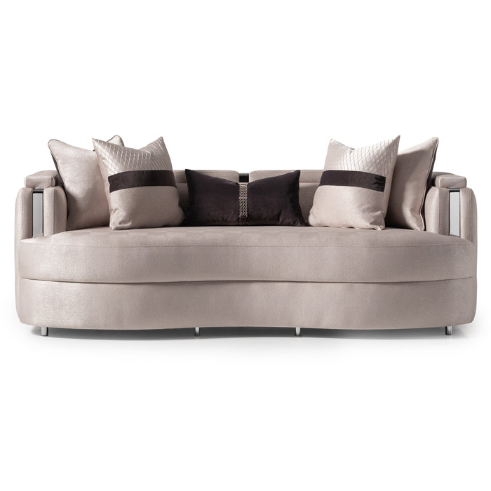 AICO Furniture - Carmela Sofa in Zinc Silver - LFR-CRMA815-ZNC-808 - GreatFurnitureDeal