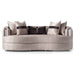 AICO Furniture - Carmela Sofa in Zinc Silver - LFR-CRMA815-ZNC-808 - GreatFurnitureDeal