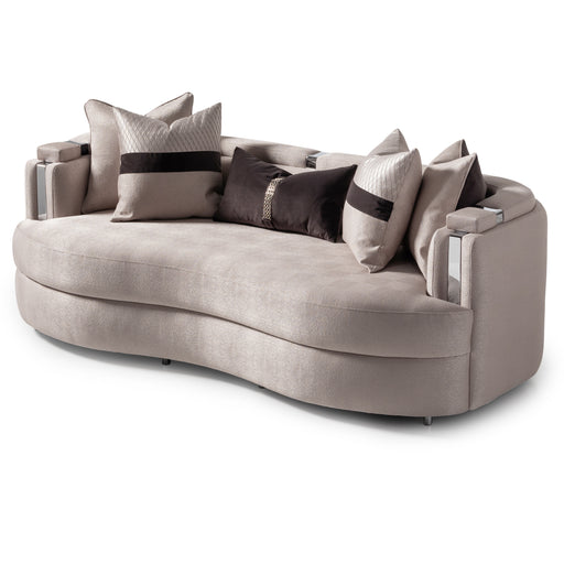 AICO Furniture - Carmela Sofa in Zinc Silver - LFR-CRMA815-ZNC-808 - GreatFurnitureDeal