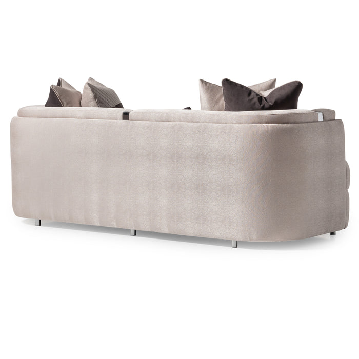 AICO Furniture - Carmela Sofa in Zinc Silver - LFR-CRMA815-ZNC-808 - GreatFurnitureDeal