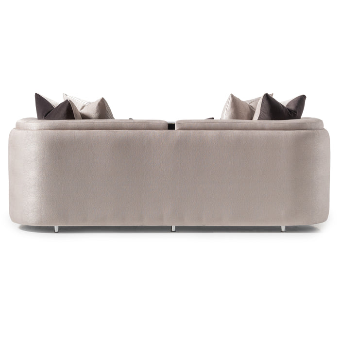 AICO Furniture - Carmela Sofa in Zinc Silver - LFR-CRMA815-ZNC-808 - GreatFurnitureDeal