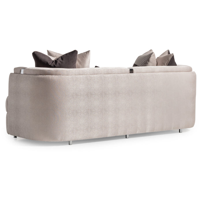 AICO Furniture - Carmela Sofa in Zinc Silver - LFR-CRMA815-ZNC-808 - GreatFurnitureDeal