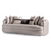 AICO Furniture - Carmela Sofa in Zinc Silver - LFR-CRMA815-ZNC-808 - GreatFurnitureDeal