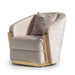 AICO Furniture - Carmela Chair in Almond Gold - LFR-CRMA835-AMD-806 - GreatFurnitureDeal