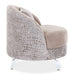 AICO Furniture - Dion"Chair in Stone"Silver - LFR-DION835-STN-808 - GreatFurnitureDeal