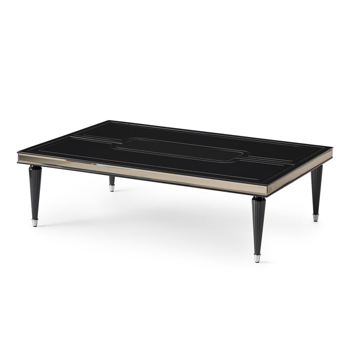 AICO Furniture - La Francaise Cocktail Table Black Ice - LFR-FRSE201-805 - GreatFurnitureDeal