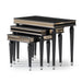 AICO Furniture - La Francaise Nesting Tables in Black Ice - LFR-FRSE224-805 - GreatFurnitureDeal