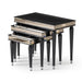 AICO Furniture - La Francaise Nesting Tables in Black Ice - LFR-FRSE224-805 - GreatFurnitureDeal