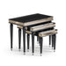 AICO Furniture - La Francaise Nesting Tables in Black Ice - LFR-FRSE224-805 - GreatFurnitureDeal