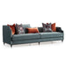 AICO Furniture - La Francaise Mansion Sofa in Azure Black - LFR-FRSE816-AZR-805 - GreatFurnitureDeal