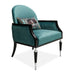 AICO Furniture - La Francaise Accent Chair Azure Black - LFR-FRSE834-AZR-805 - GreatFurnitureDeal