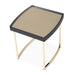 AICO Furniture - Lisbon Side Table in Silken Matte Black - LFR-LSBN202-826 - GreatFurnitureDeal