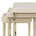 AICO Furniture - Lisbon Nesting Tables in Silken Matte Cream - LFR-LSBN224-140 - GreatFurnitureDeal