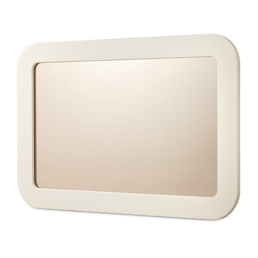 AICO Furniture - Lisbon Wall Mirror in Silken Matte Cream - LFR-LSBN260-140 - GreatFurnitureDeal