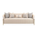 AICO Furniture - Lisbon Sofa in Opal Gold - LFR-LSBN815-OPL-806 - GreatFurnitureDeal