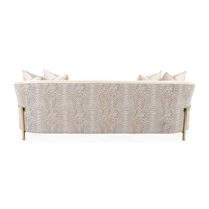 AICO Furniture - Lisbon Sofa in Opal Gold - LFR-LSBN815-OPL-806 - GreatFurnitureDeal