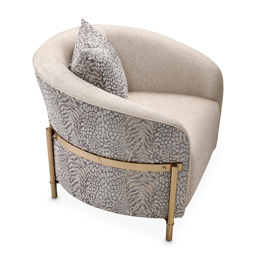 AICO Furniture - Lisbon Chair in Opal Gold - LFR-LSBN835-OPL-806 - GreatFurnitureDeal