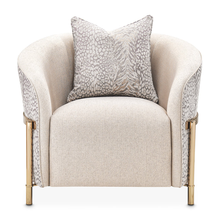 AICO Furniture - Lisbon Chair in Opal Gold - LFR-LSBN835-OPL-806 - GreatFurnitureDeal