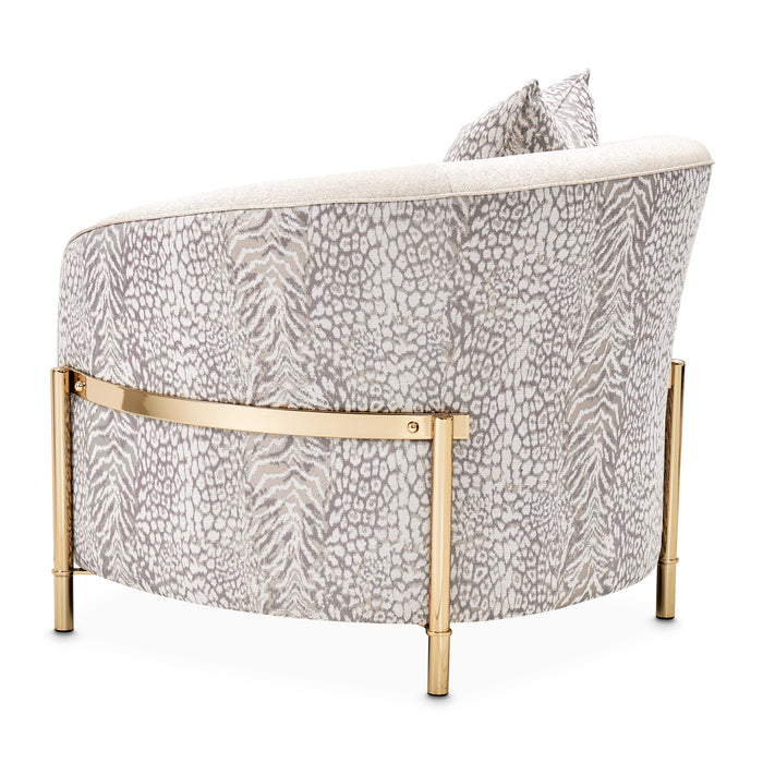 AICO Furniture - Lisbon Chair in Opal Gold - LFR-LSBN835-OPL-806 - GreatFurnitureDeal