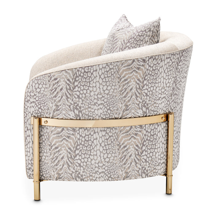 AICO Furniture - Lisbon Chair in Opal Gold - LFR-LSBN835-OPL-806 - GreatFurnitureDeal