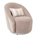 AICO Furniture - Lucca Swivel Chair in Silver - LFR-LUCA839-NGT-808 - GreatFurnitureDeal