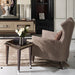 AICO Furniture - Lousanne Side Table in Glossy Mocha Sand - LFR-LUSN202-414 - GreatFurnitureDeal