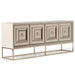 AICO Furniture - Madison Console Table in Glistening Gold - LFR-MDSN223-827 - GreatFurnitureDeal