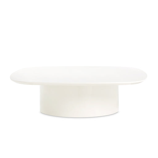 AICO Furniture - Le Montreaux Cocktail Table in Cloud White - LFR-MTRX201-108 - GreatFurnitureDeal