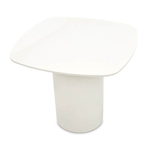 AICO Furniture - Le Montreaux End Table in Cloud White - LFR-MTRX202-108 - GreatFurnitureDeal