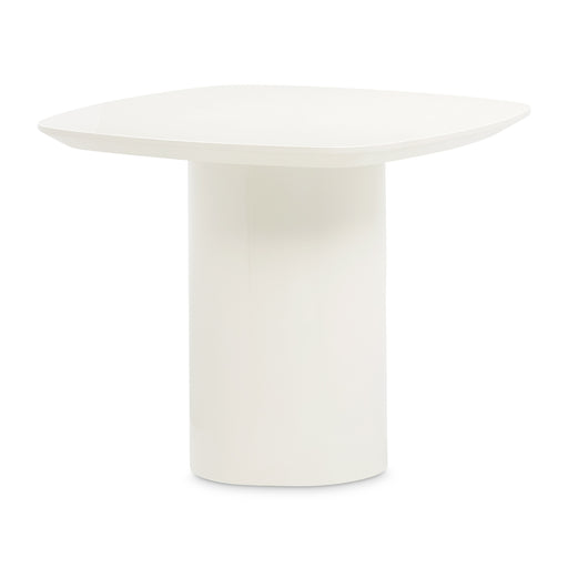 AICO Furniture - Le Montreaux End Table in Cloud White - LFR-MTRX202-108 - GreatFurnitureDeal