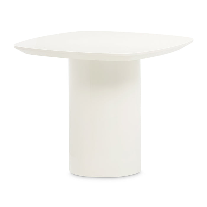 AICO Furniture - Le Montreaux End Table in Cloud White - LFR-MTRX202-108 - GreatFurnitureDeal