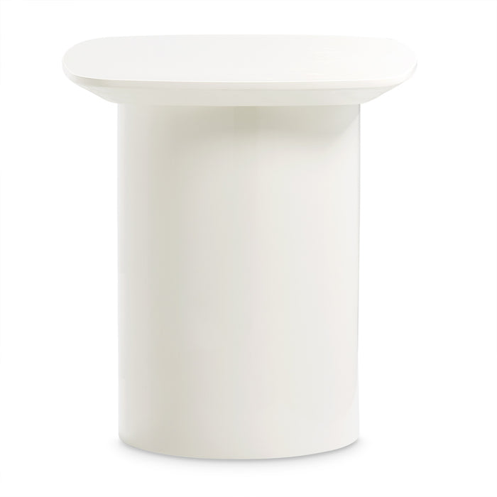 AICO Furniture - Le Montreaux Accent Table in Cloud White - LFR-MTRX222-108 - GreatFurnitureDeal