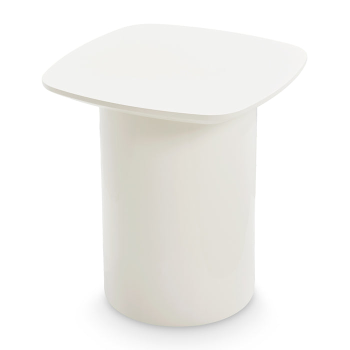 AICO Furniture - Le Montreaux Accent Table in Cloud White - LFR-MTRX222-108 - GreatFurnitureDeal