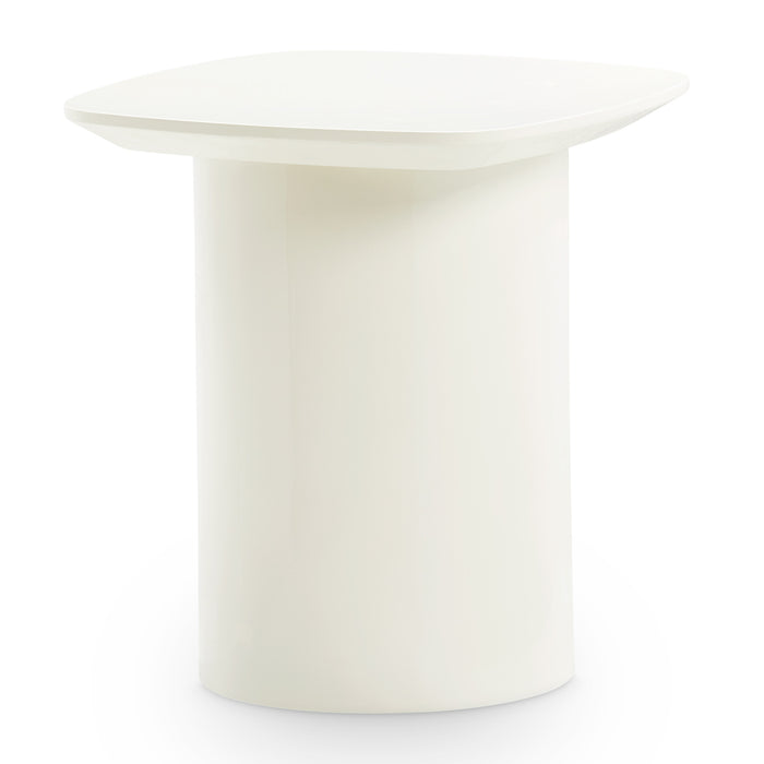 AICO Furniture - Le Montreaux Accent Table in Cloud White - LFR-MTRX222-108 - GreatFurnitureDeal