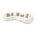 AICO Furniture - Le Montreaux 5 Piece Sectional Sofa in Gardenia - LFR-MTRX5PC-GNA-000 - GreatFurnitureDeal