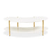 AICO Furniture - Sassani 3 Piece Occasional Tables in Pearl White/Gold - LFR-SSNI201-202-128 - GreatFurnitureDeal