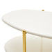 AICO Furniture - Sassani 3 Piece Occasional Tables in Pearl White/Gold - LFR-SSNI201-222-128 - GreatFurnitureDeal