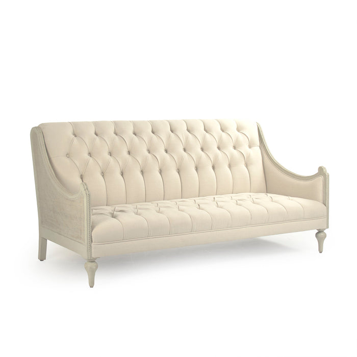 Zentique - Walsh Sofa - LI-SH14-21-120 White - GreatFurnitureDeal