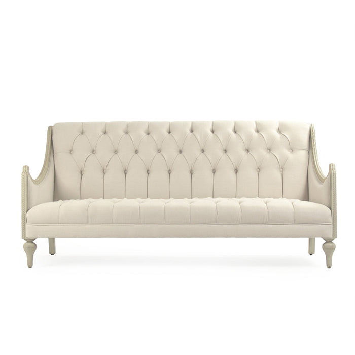 Zentique - Walsh Sofa - LI-SH14-21-120 White - GreatFurnitureDeal