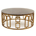 Zentique - Adelise Round Marble Top Coffee Table - LI-SH15-18-150 - GreatFurnitureDeal